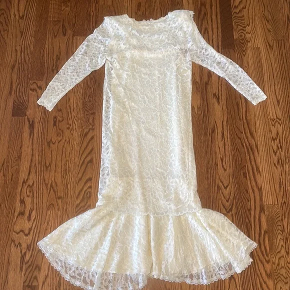 🤍Jessica McClintock Lacy Dress🤍 - Picture 2 of 13